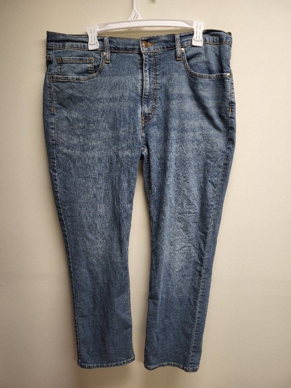 Signature By Levi Strauss Straight Leg Jeans W36 L30 Blue Denim